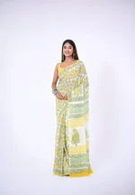 Charulata / A Mul Cotton Handblock Saree - Image 2