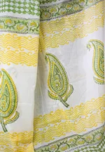Charulata / A Mul Cotton Handblock Saree - Image 4