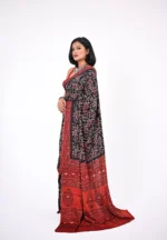 Rudrani / A Modal Silk Ajrakh Saree - Image 3
