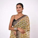 Gauri / A Kota Doria Handblock Saree