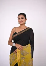 Sharmila / A Maheshwari Silk Saree - Image 2