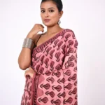 Mohini / A Modal Silk Ajrakh Saree