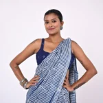 Reva / A Modal Silk Shibori-Dyed Saree