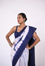 Neerja / A Mul Cotton Shibori Saree - Image 2