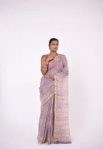 Vasudha / A Kota Doriya Hand-Block Printed Saree - Image 2