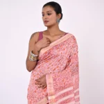 Ananya / A Chanderi Silk Hand Block Saree