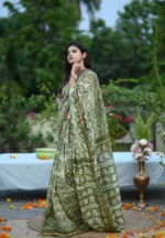 Vanya / A Chanderi Silk Shibori Saree - Image 3