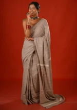 Lata / A Mul Cotton Hand Block Printed Saree - Image 3