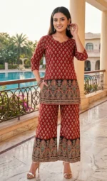 Morikabync Tunic Palazzos Co-ords Set (NC0010)